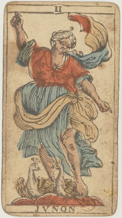 The Tarot de Besançon (here engraved by Loudier in > 1800)