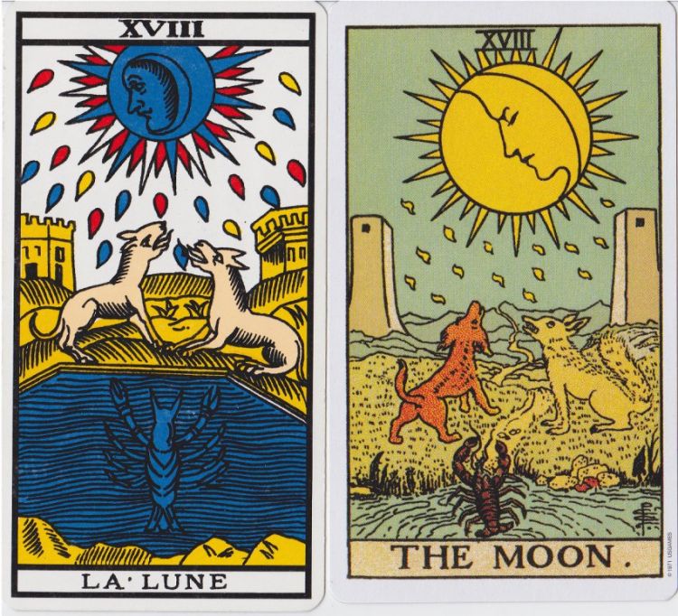 18. The moon : Depth, Seriousness, Intuition, Unconsciousness