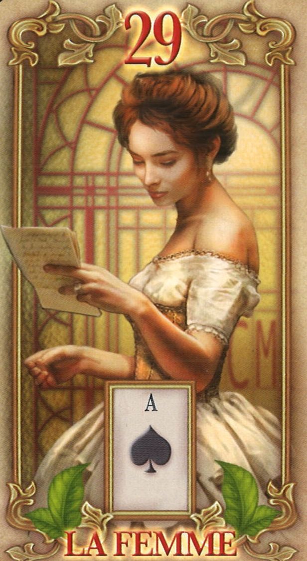 Example: The Lustrous Lenormand by Ciro Marchetti